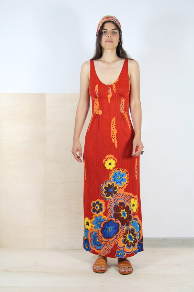 ROCHIE MAXI VINTAGE ANII 70 - imagine 9