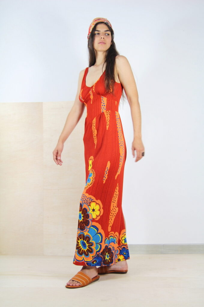 ROCHIE MAXI VINTAGE ANII 70 - imagine 11