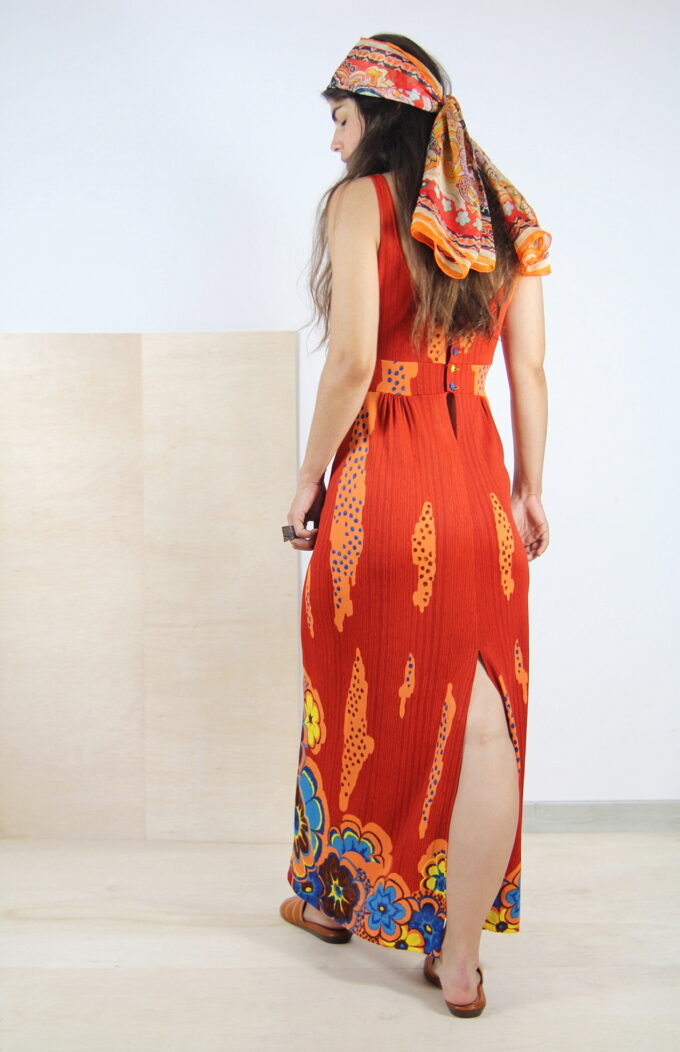 ROCHIE MAXI VINTAGE ANII 70 - imagine 12