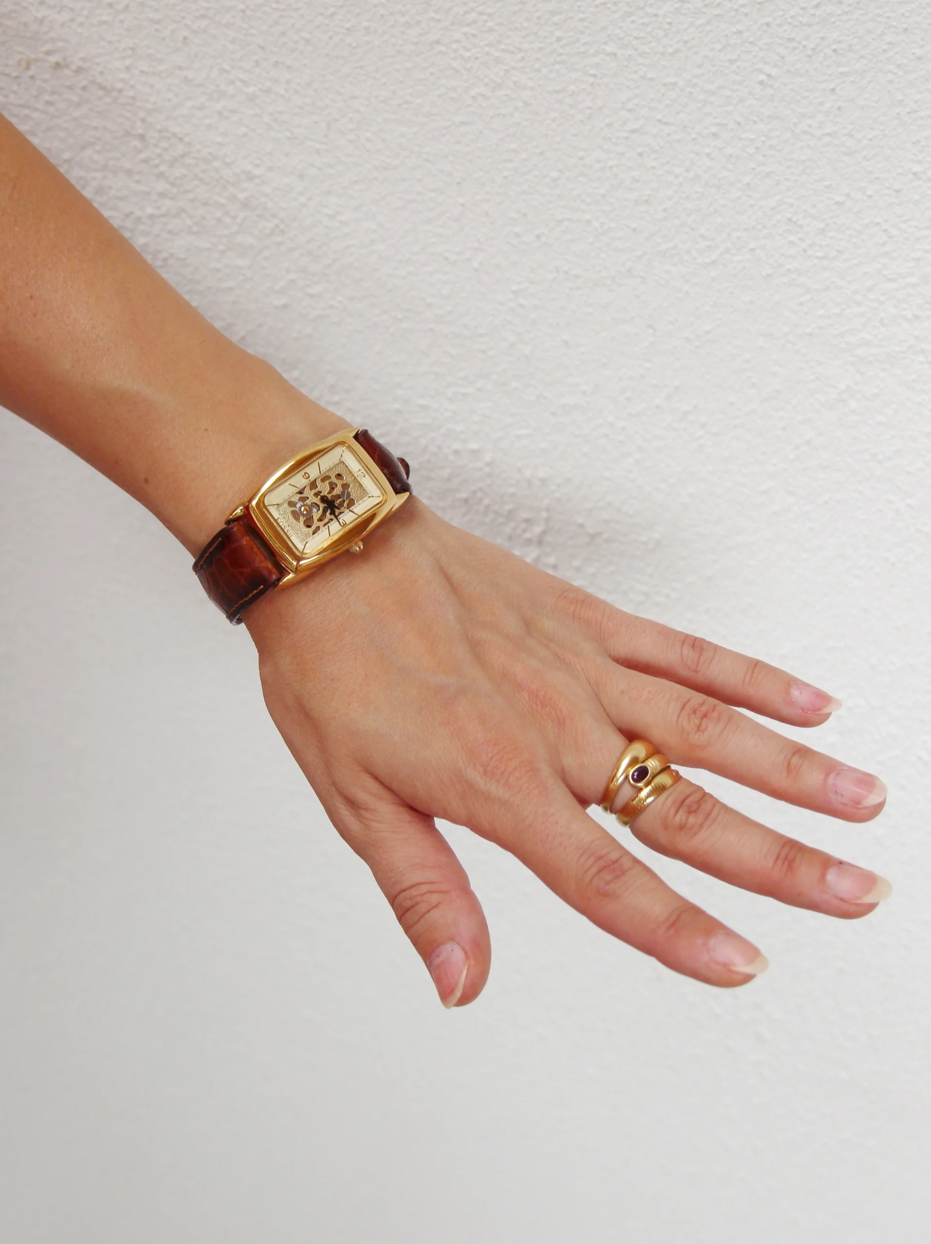 CEAS VINTAGE ANII 90 FOSSIL SKELETON - imagine 11