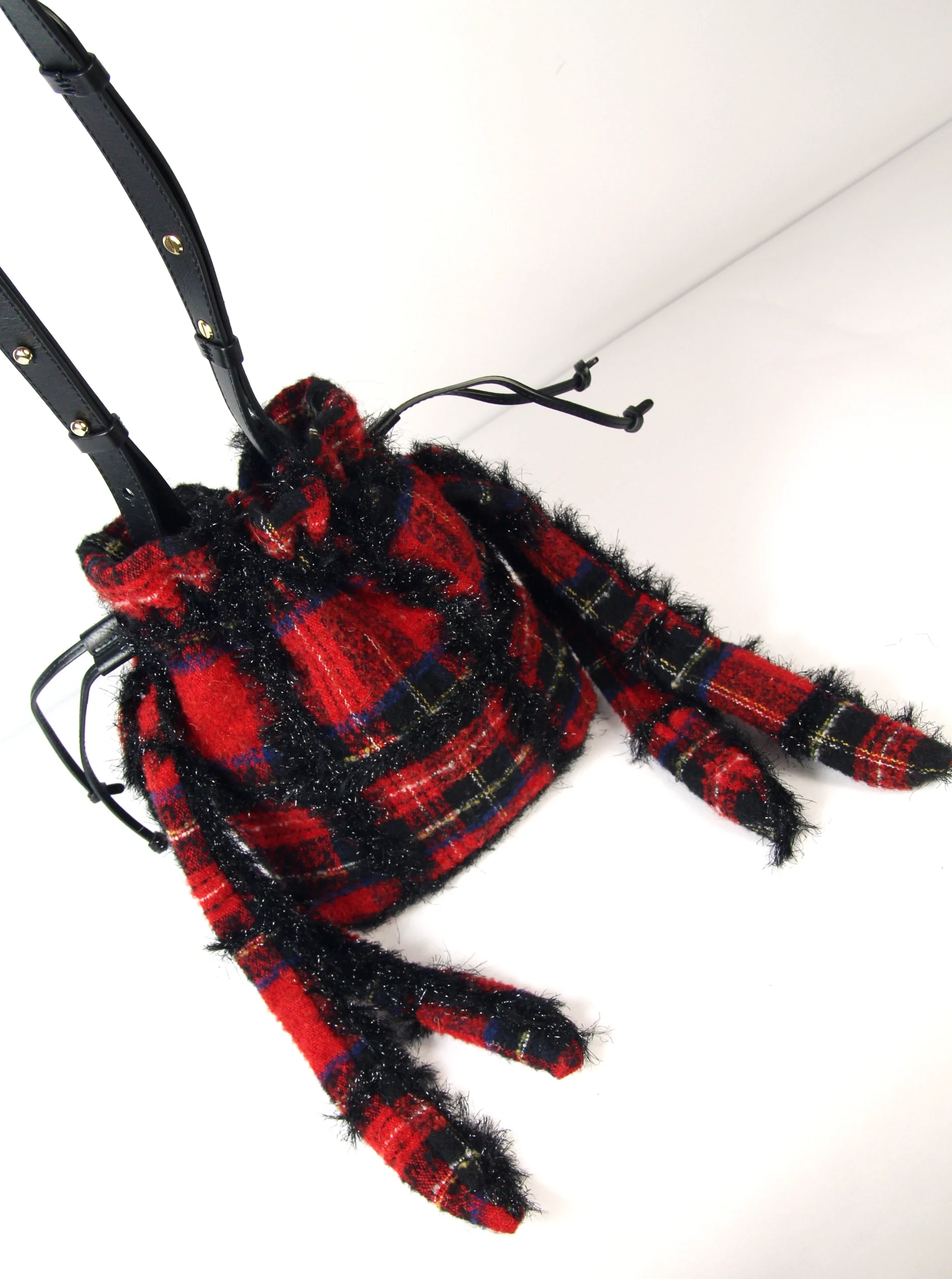 GEANTA SIMONE ROCHA TARTAN SLING BAG - imagine 3