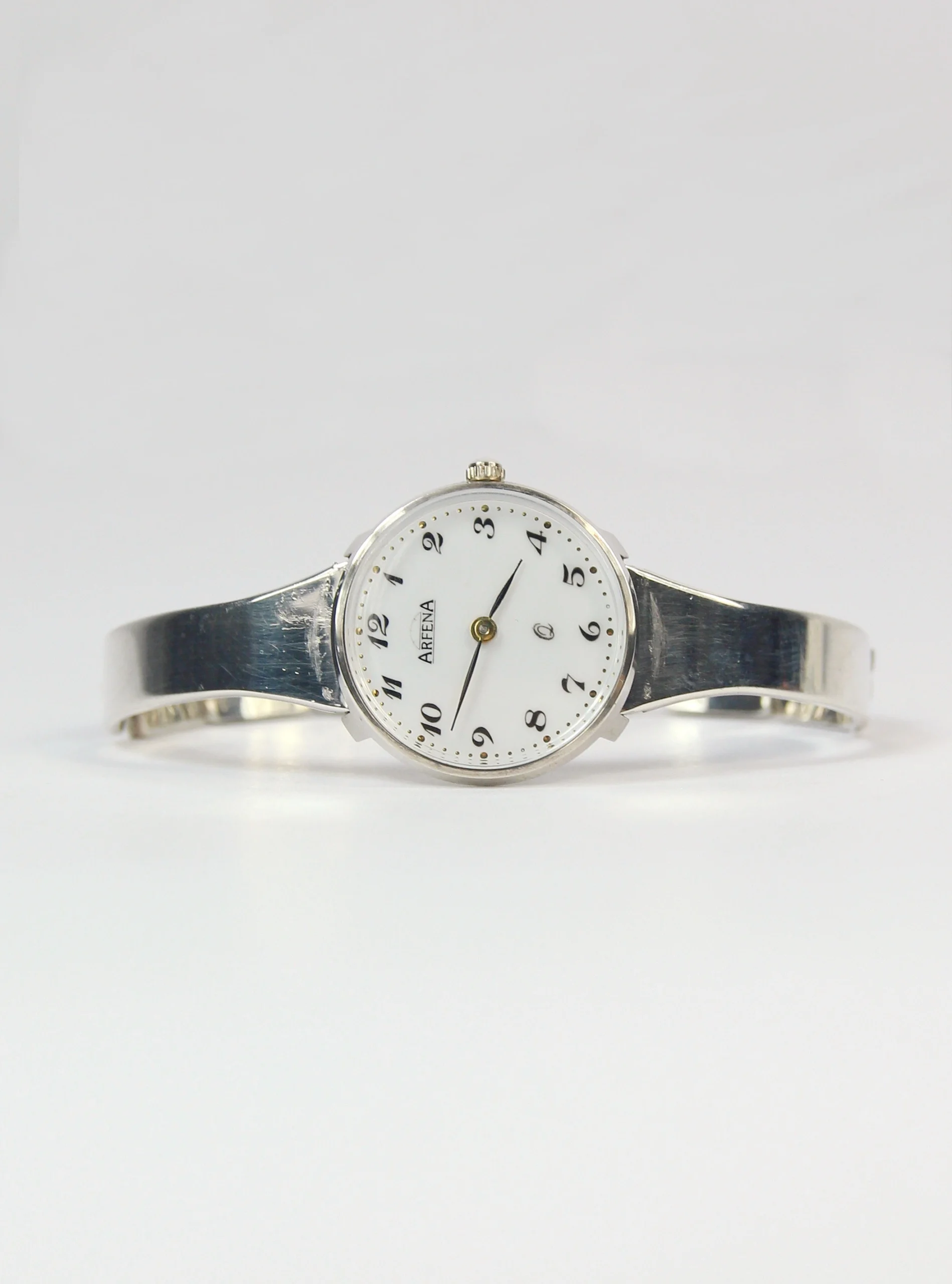 CEAS VINTAGE ARFENA QUARTZ DIN ARGINT - imagine 9