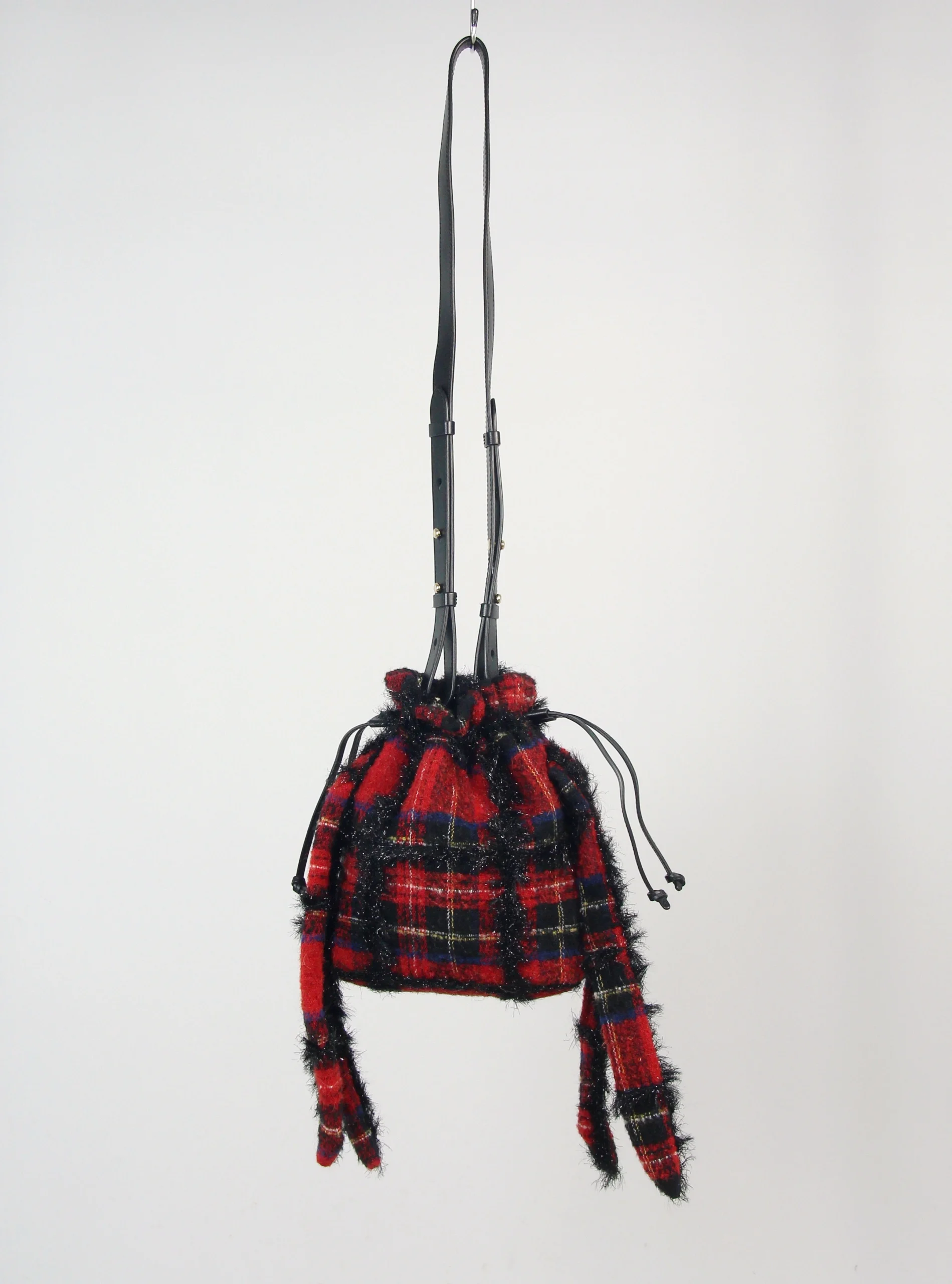 GEANTA SIMONE ROCHA TARTAN SLING BAG - imagine 9