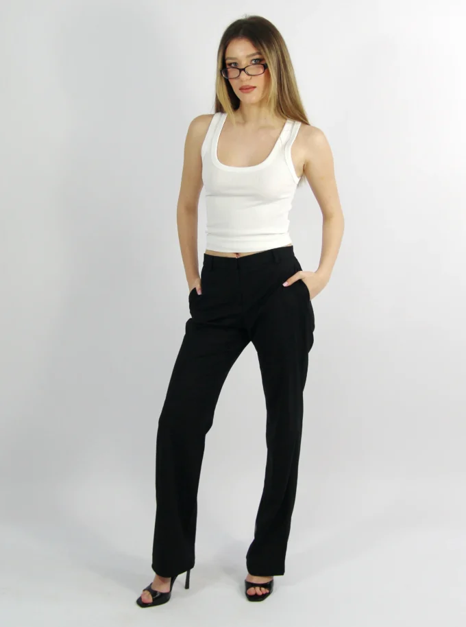 PANTALONI EMPORIO ARMANI CU CROI DREPT