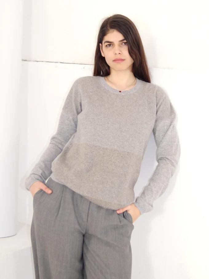 PULOVER FTC DIN CASMIR CU FIR METALIC