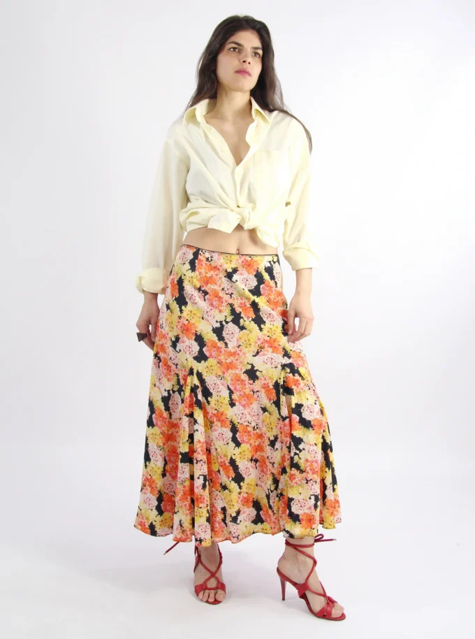 FUSTA VINTAGE DIN MATASE MARIELLA BURANI