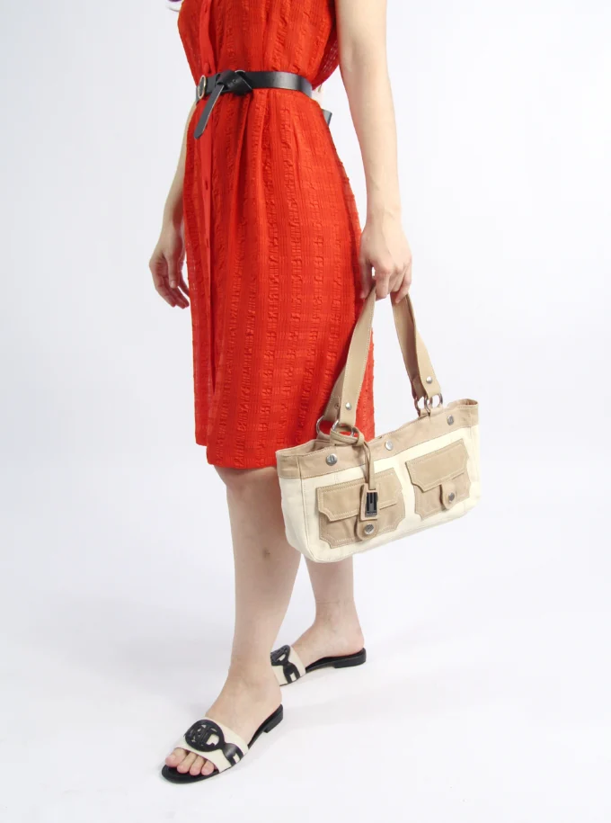 GEANTA M MISSONI Y2K DIN PIELE SI CANVAS