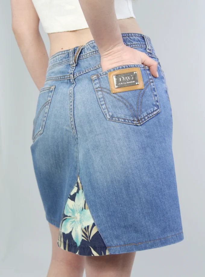FUSTA DOLCE & GABBANA Y2K DIN DENIM