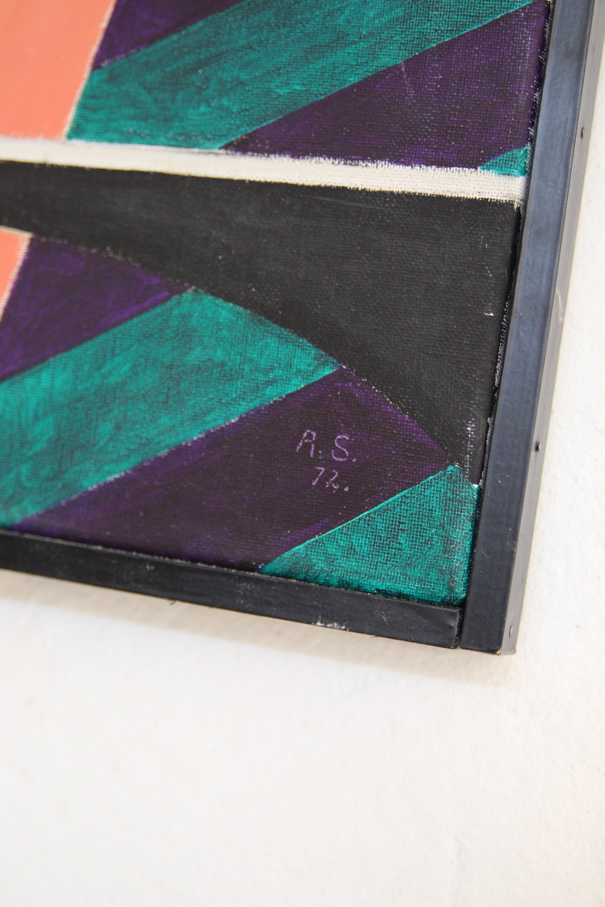 TABLOU Die Schwarzer Brucken, 1972 - imagine 4