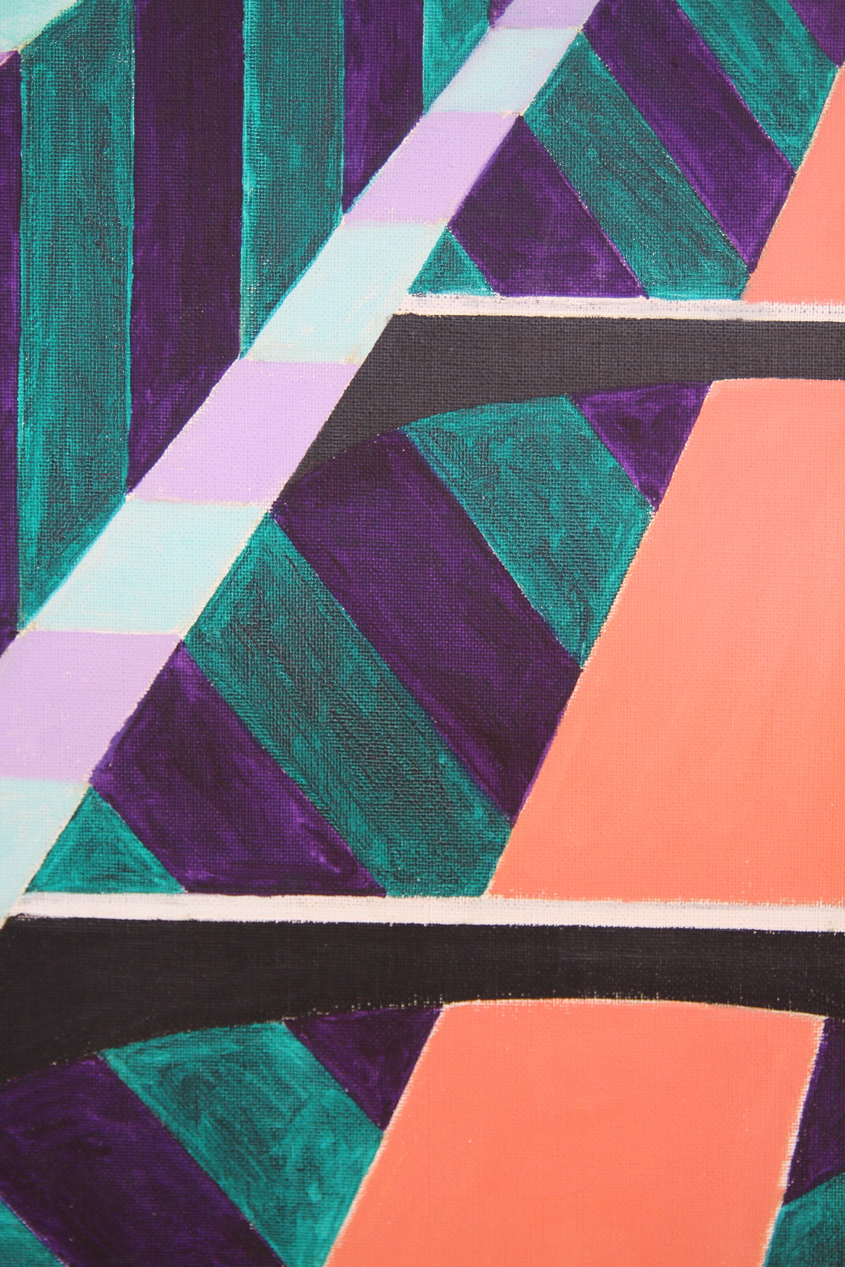 TABLOU Die Schwarzer Brucken, 1972 - imagine 5