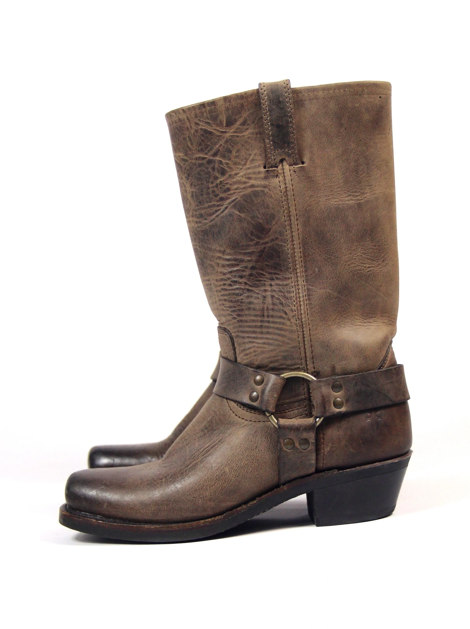 CIZME FRYE DISTRESSED DIN PIELE NATURALA