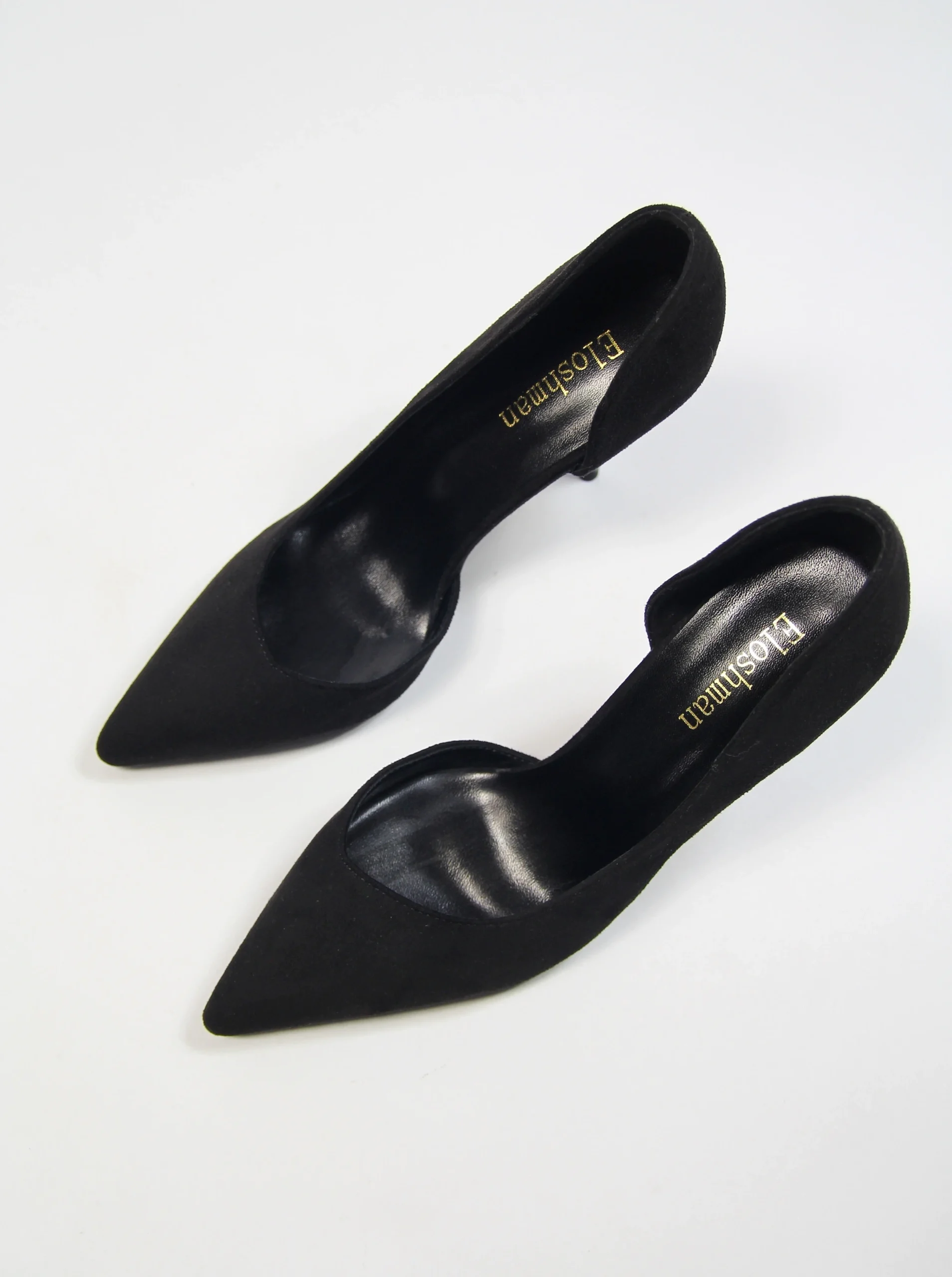 PANTOFI STILETTO DIN VELUR - imagine 6