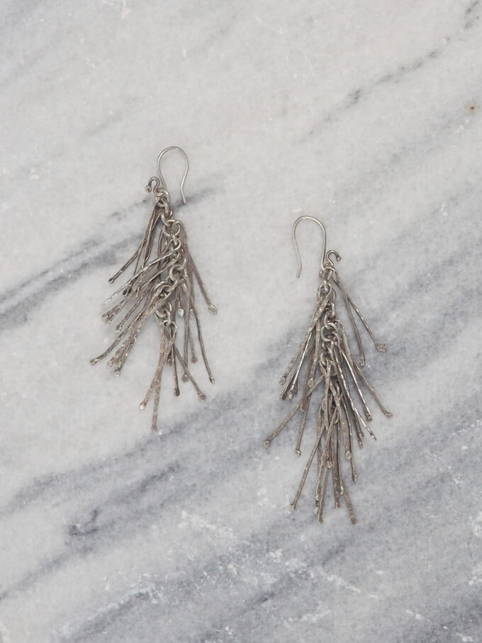 CERCEI ARGINT VINTAGE DE AUTOR